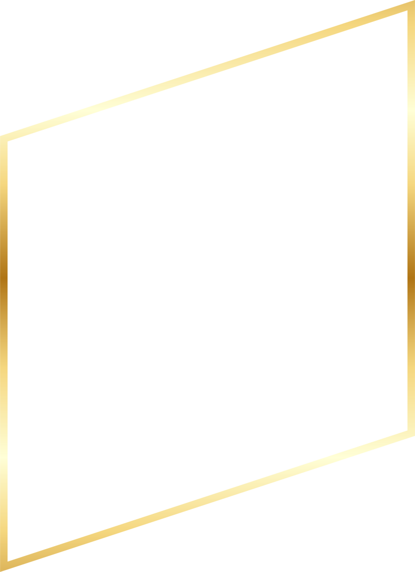Round Gold Border Frame
